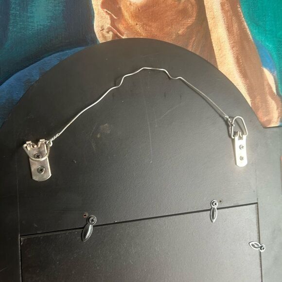 Vintage Charming Black and Tan Star Mirror w Inspirational Quotes - Picture 12 of 12